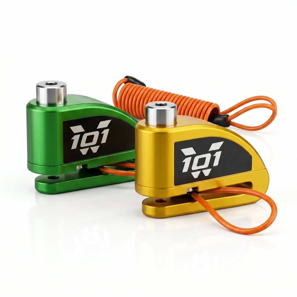 CANDADO DE DISCO CON ALARMA 101 Way - 110 dB Zinc Alloy