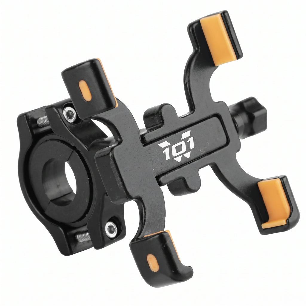 Soporte para Móvil 101 WAY – Aluminio Alloy, Giro 360° para Moto, Bicicleta y Patinete